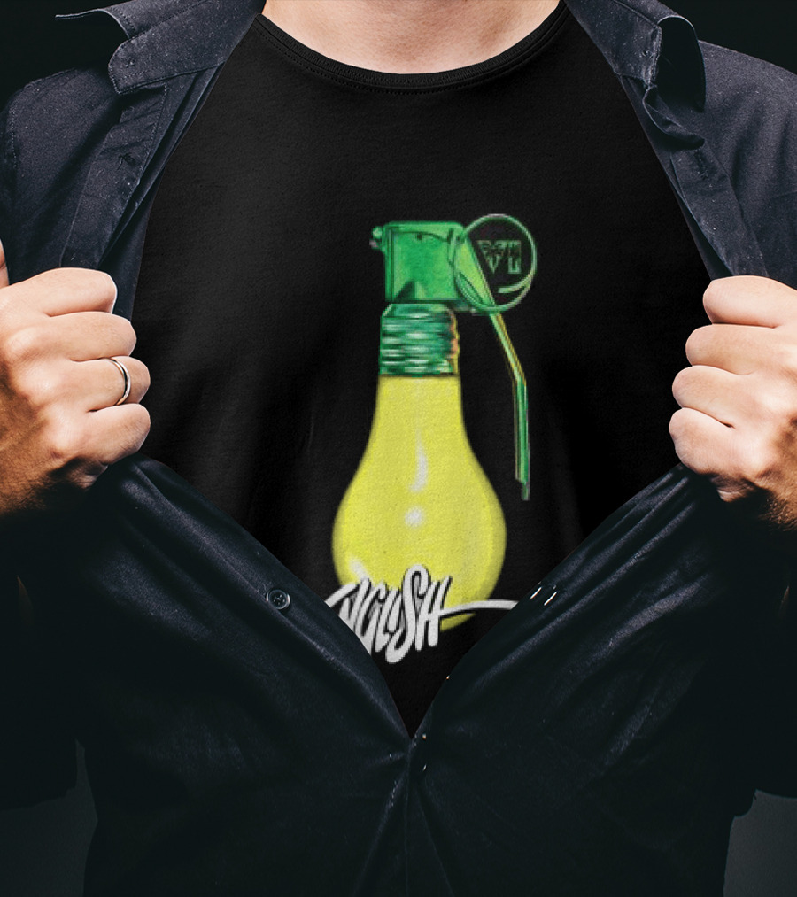 Wynwood Walls Store Ron English Light Bulb Grenade T-Shirt