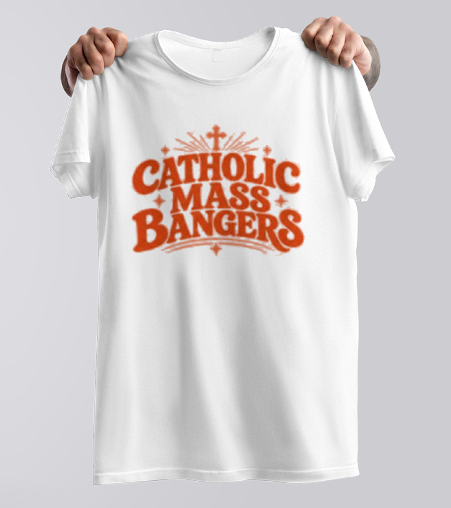 Catholic Mass Bangers Tracklist Iconic Worship Collection T-Shirt
