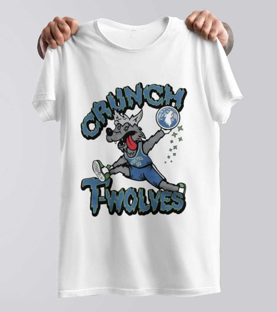 Crunch Wolves Wolves 00 Basketball T-Shirt