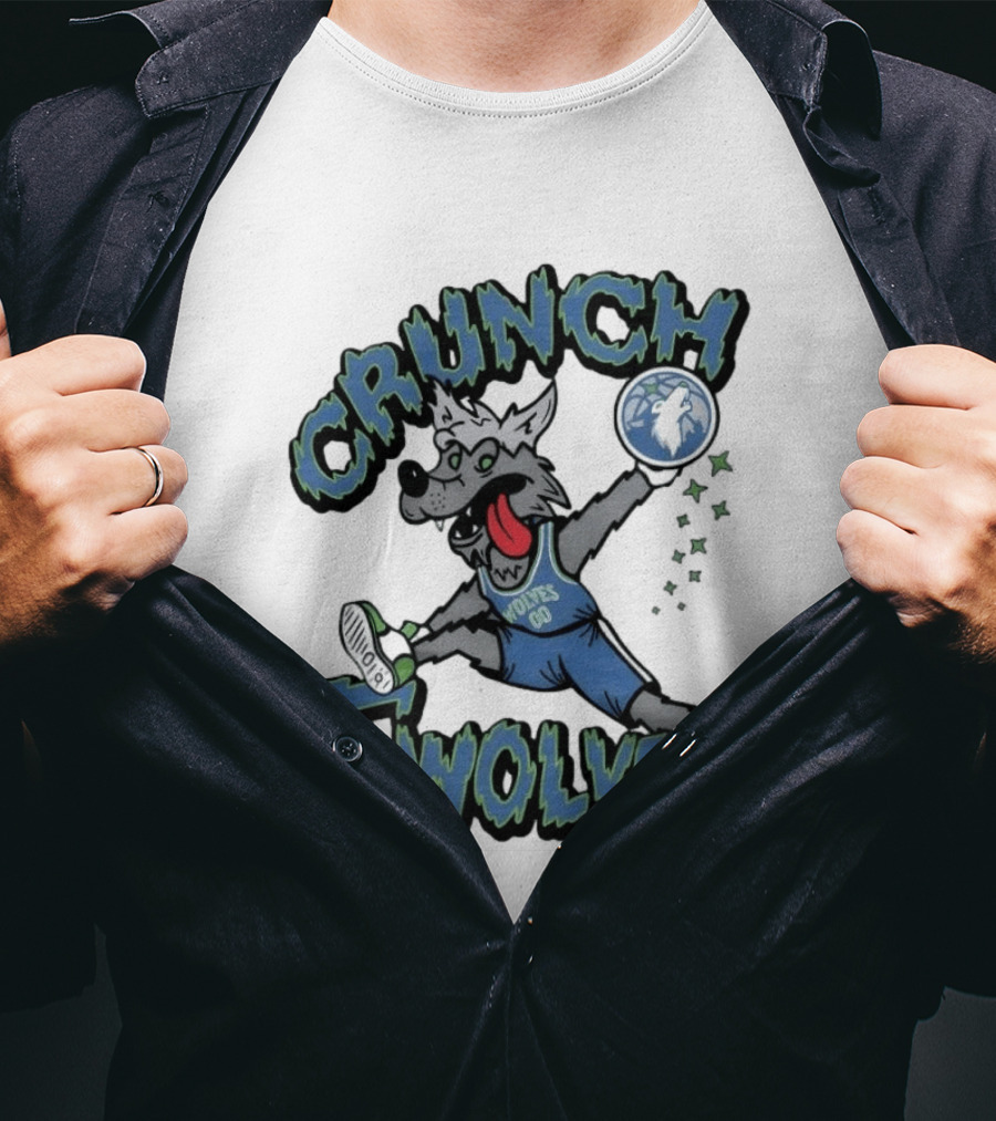 Crunch Wolves Wolves 00 Basketball T-Shirt