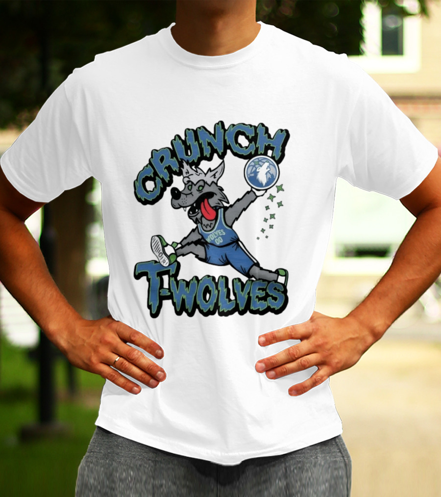 Crunch Wolves Wolves 00 Basketball T-Shirt