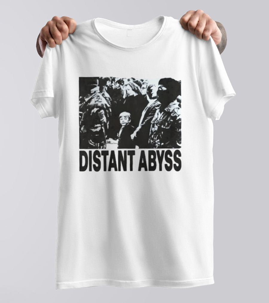 Distant Abyss Protest Conflict Military Scene T-Shirt