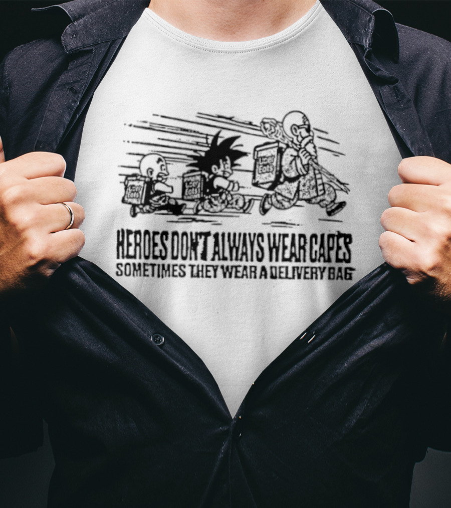 Dragon Ball Heroes Sometimes They Wear A Delivery Bag T-Shirt