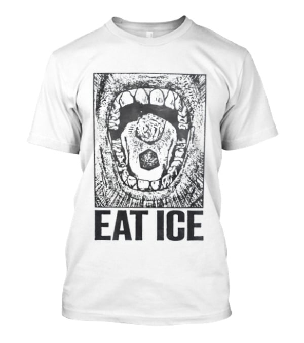 EAT ICE Mouth Teeth T-Shirt