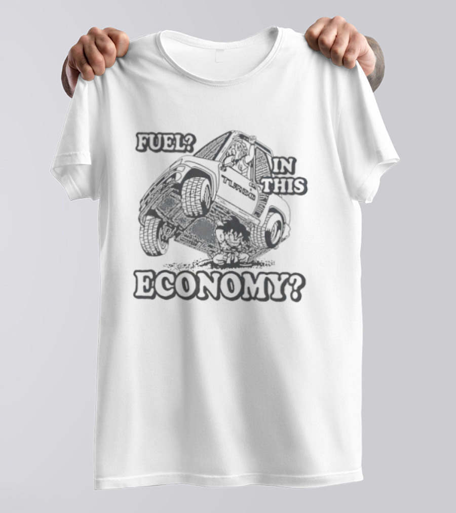 Goku Turbo Fuel Car In This Economy Bootleg T-Shirt