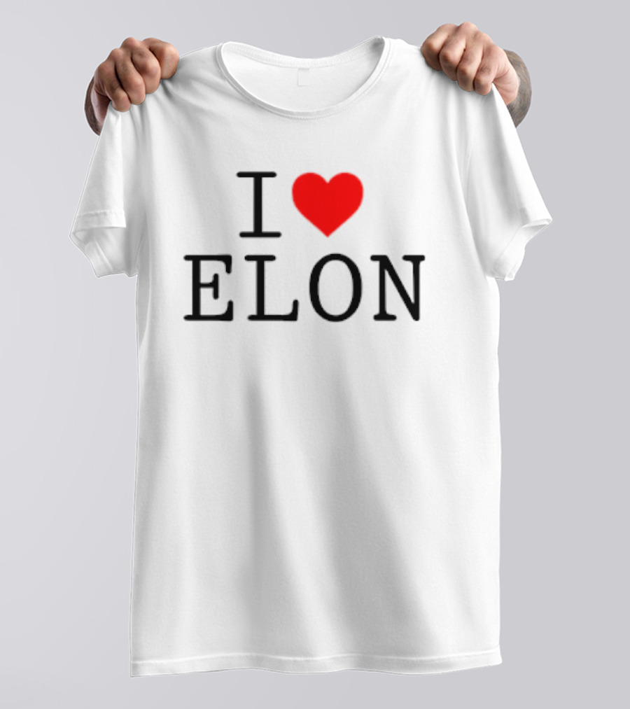 I Love Elon Heart T-Shirt