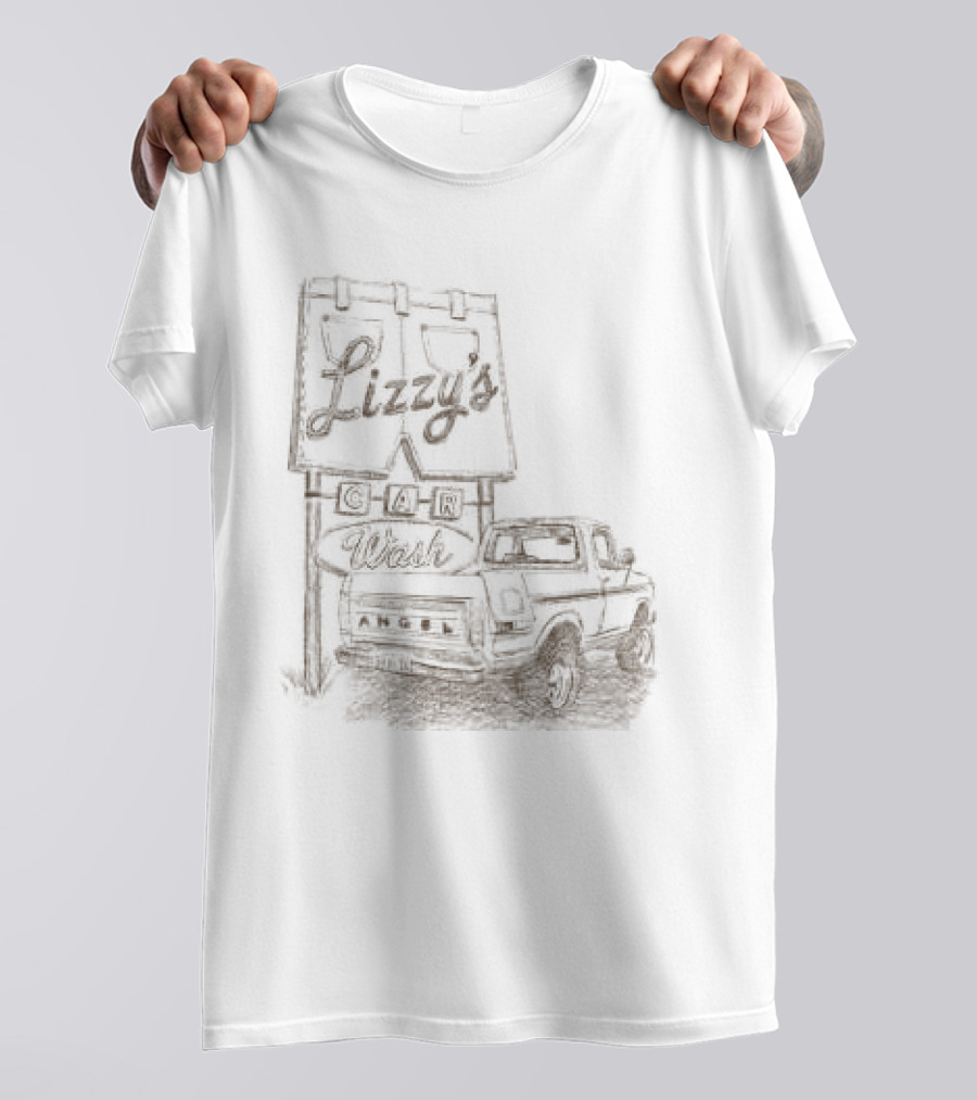 Lizzy Mcalpine Store Lizzy's Car Wash Service T-Shirt