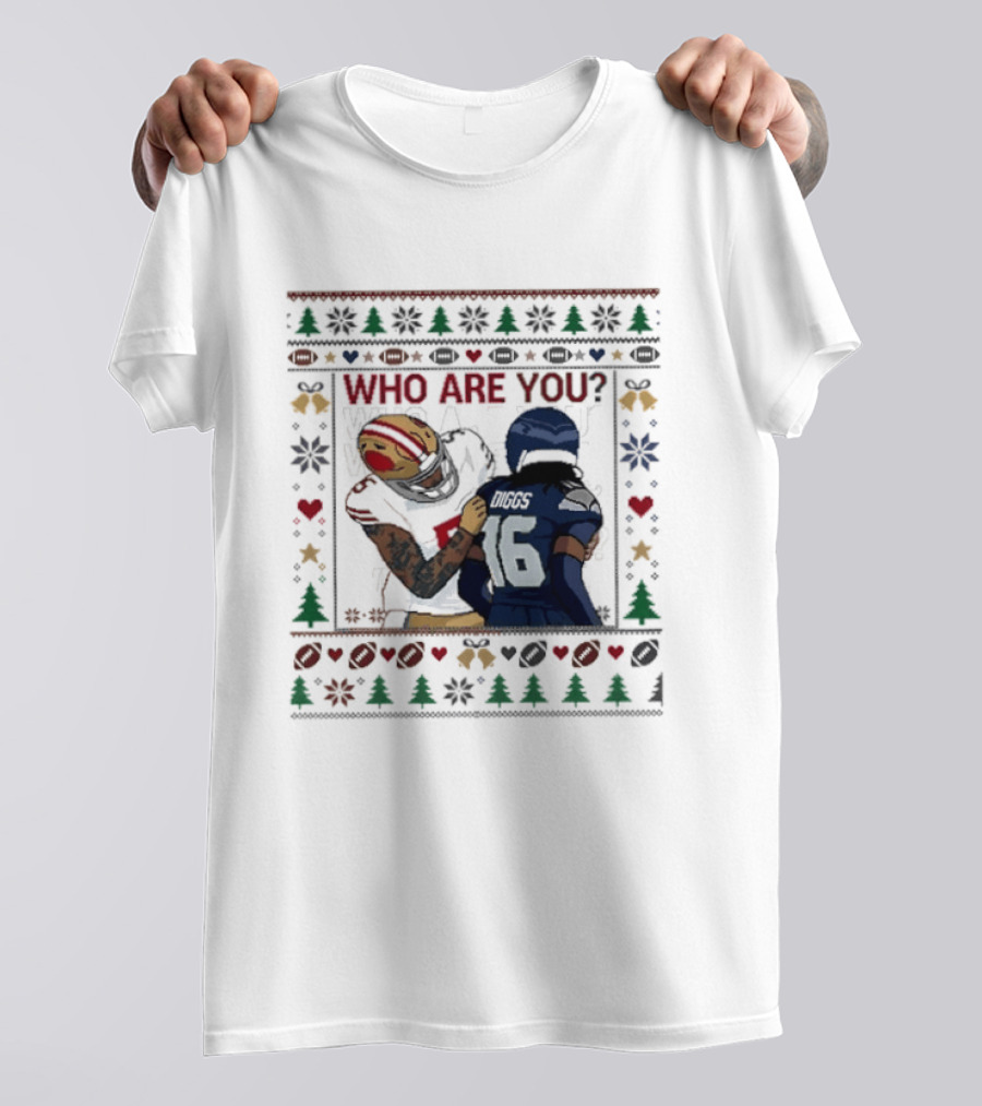 Mike Evans Who Are You Ugly Christmas Sweater Football T-Shirt