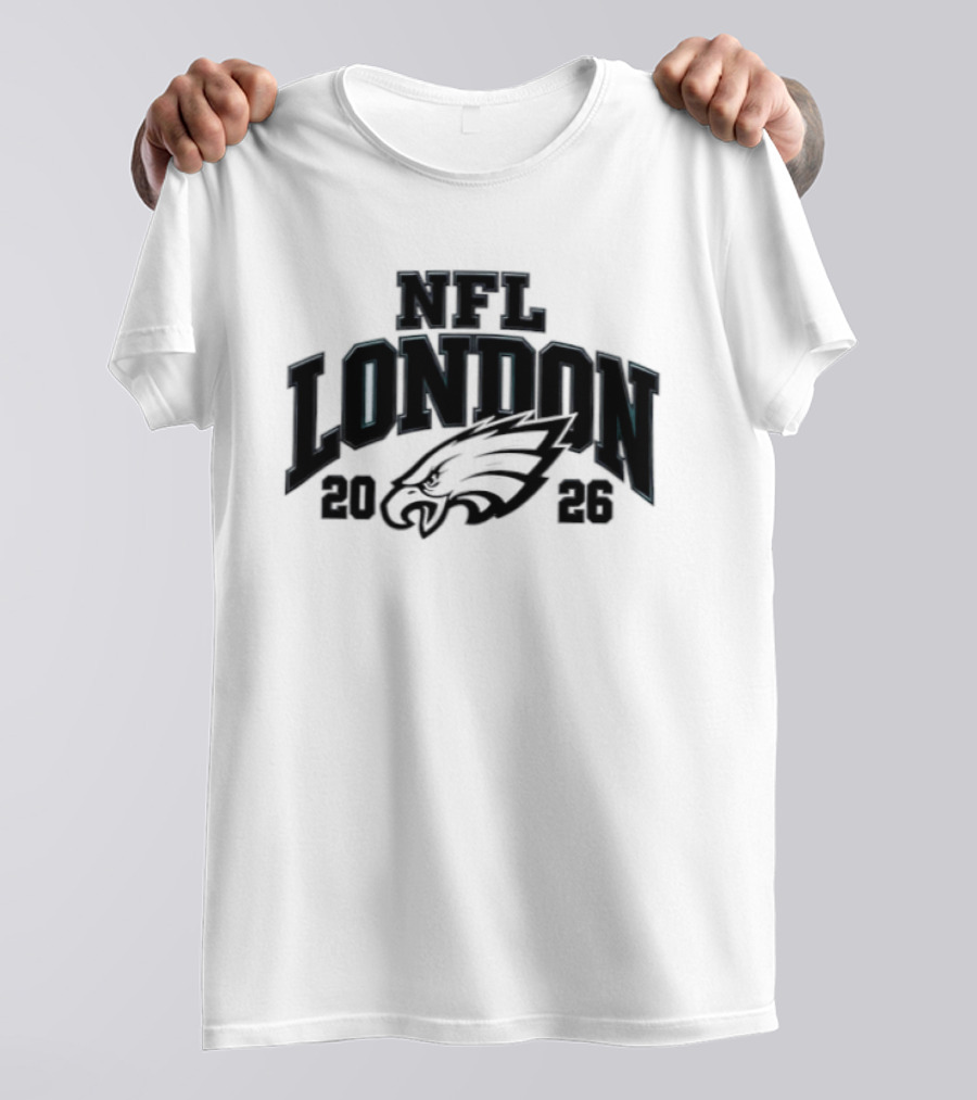 Philadelphia Eagles NFL London 2026 Football Event T-Shirt