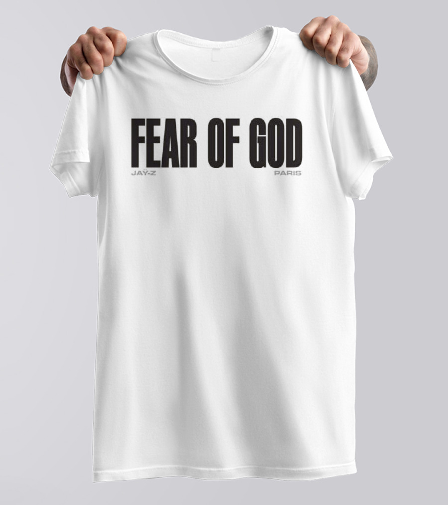 Fear Of God Jay Z Paris Roc Nation Store Pocketless T-Shirt