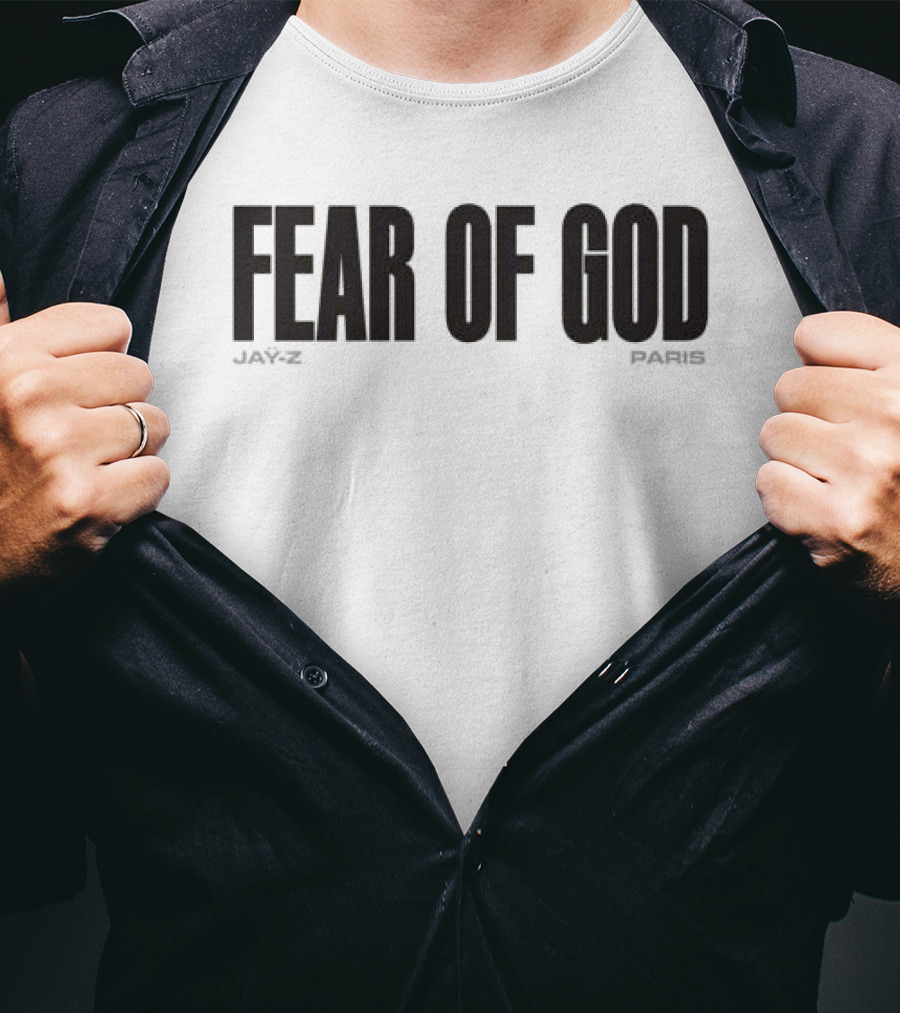 Fear Of God Jay Z Paris Roc Nation Store Pocketless T-Shirt