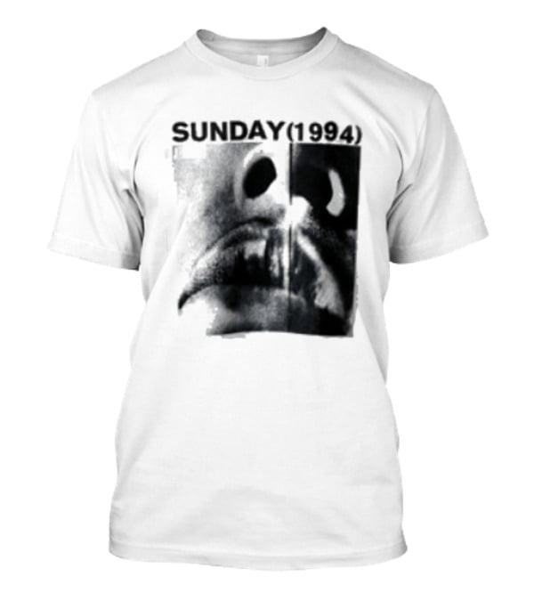Sunday 1994 The Debut Tour Vintage Nostalgia Black And White Face T-Shirt