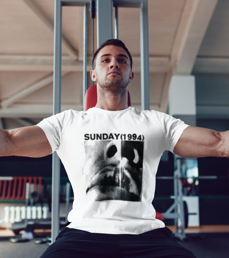 Sunday 1994 The Debut Tour Vintage Nostalgia Black And White Face T-Shirt