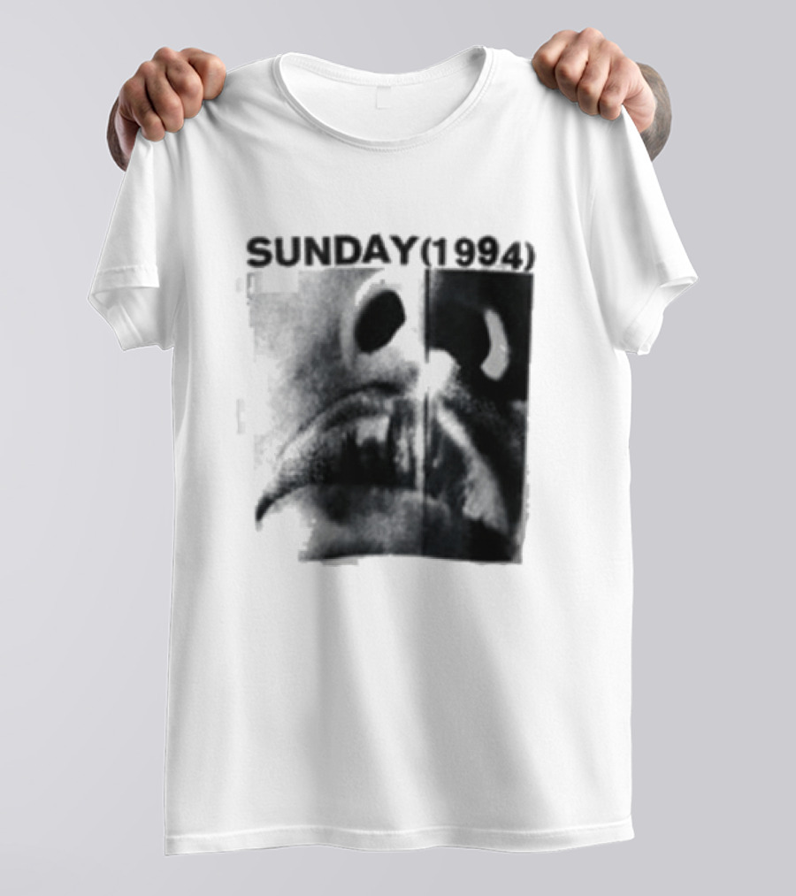 Sunday 1994 The Debut Tour Vintage Nostalgia Black And White Face T-Shirt