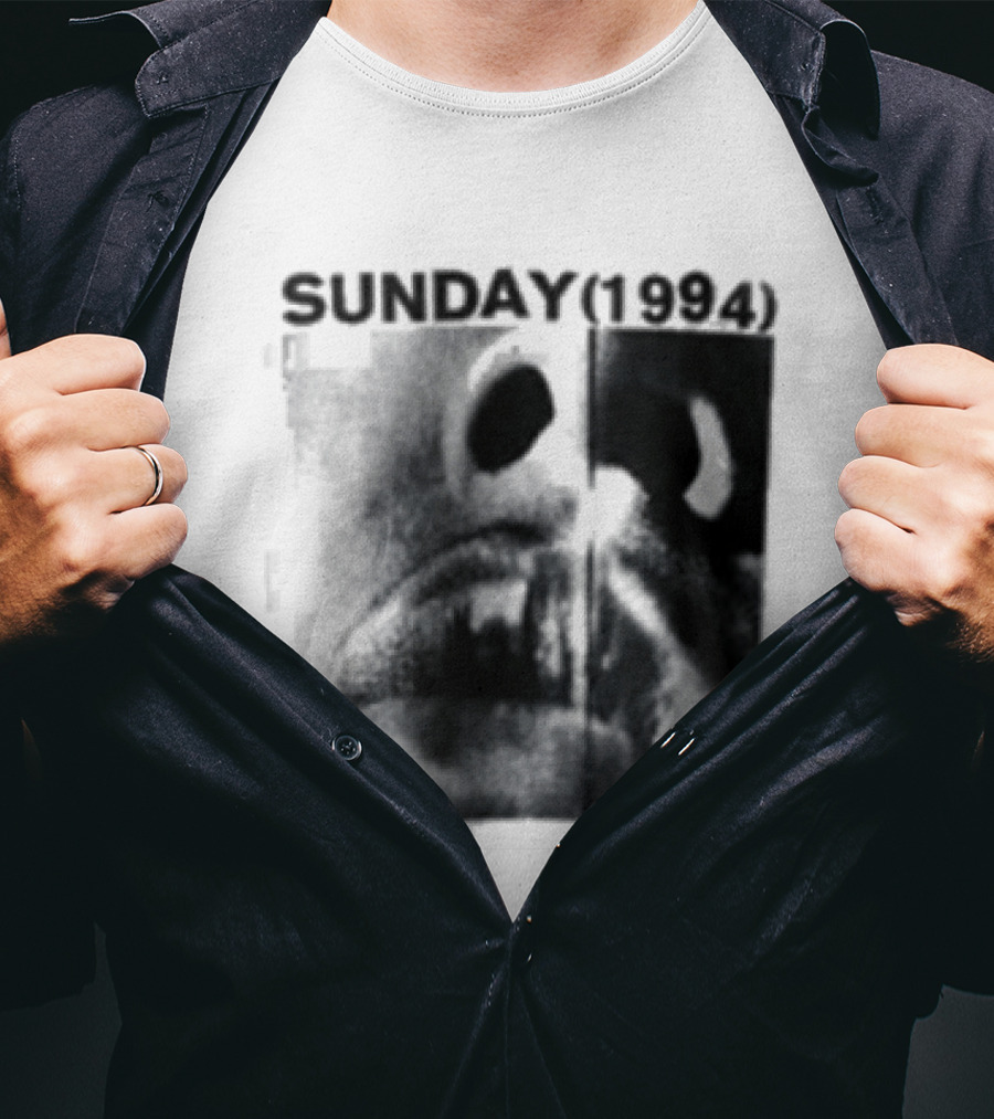 Sunday 1994 The Debut Tour Vintage Nostalgia Black And White Face T-Shirt