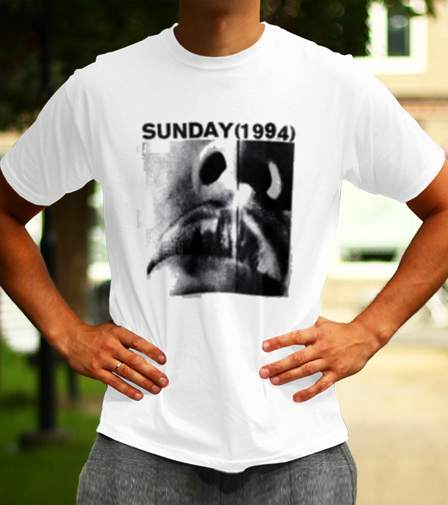 Sunday 1994 The Debut Tour Vintage Nostalgia Black And White Face T-Shirt