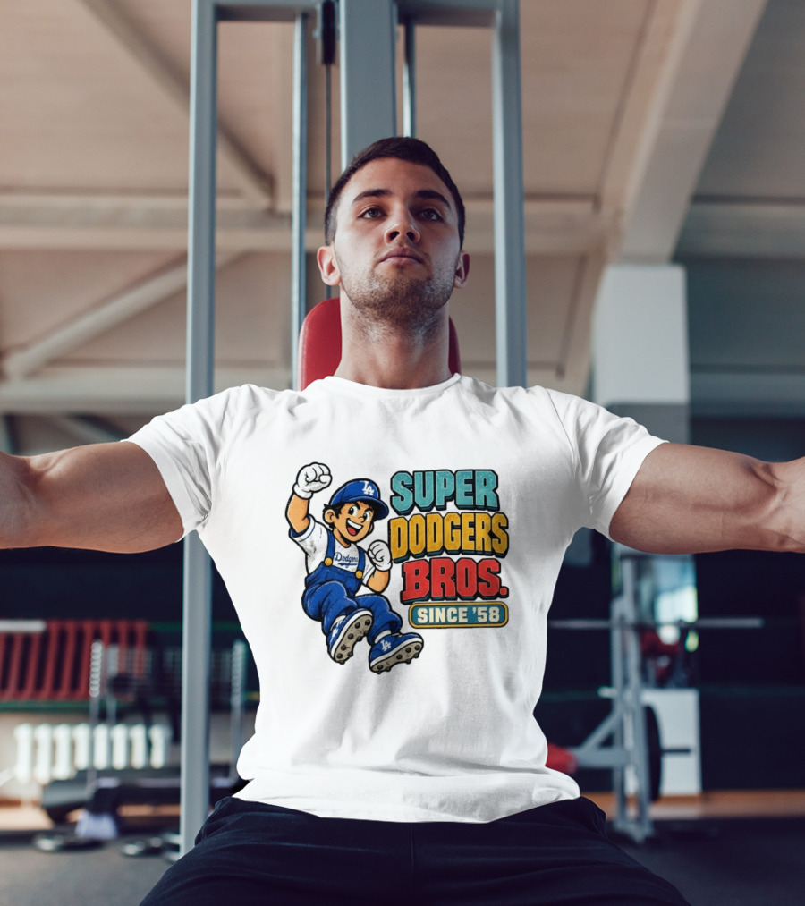 Los Angeles Dodgers Super Bros Since '58 T-Shirt
