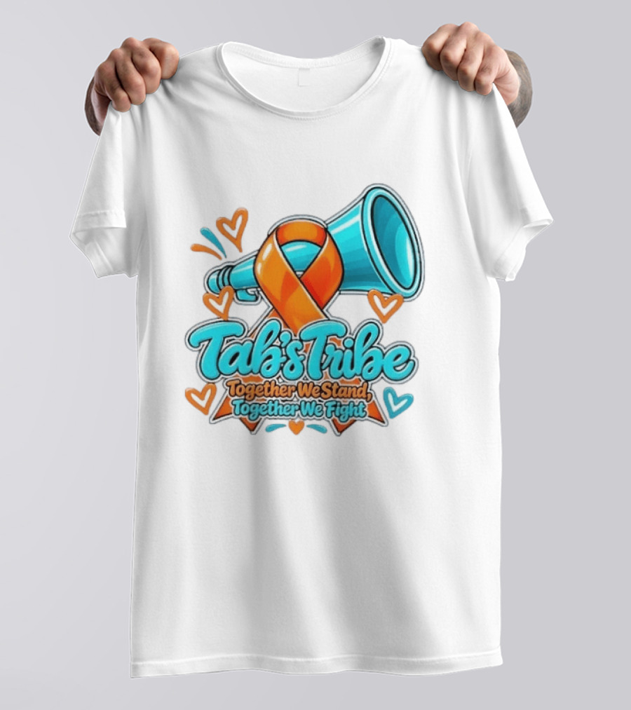 Tab's Tribe Orange Ribbon Together We Stand Fight T-Shirt
