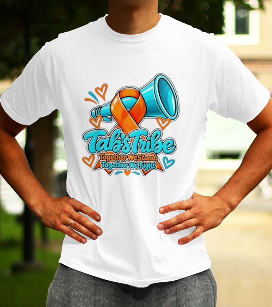 Tab's Tribe Orange Ribbon Together We Stand Fight T-Shirt
