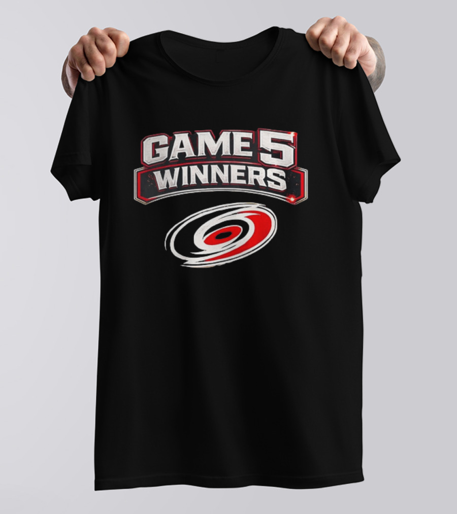 Carolina Hurricanes Game 5 Winners Celebration T-Shirt