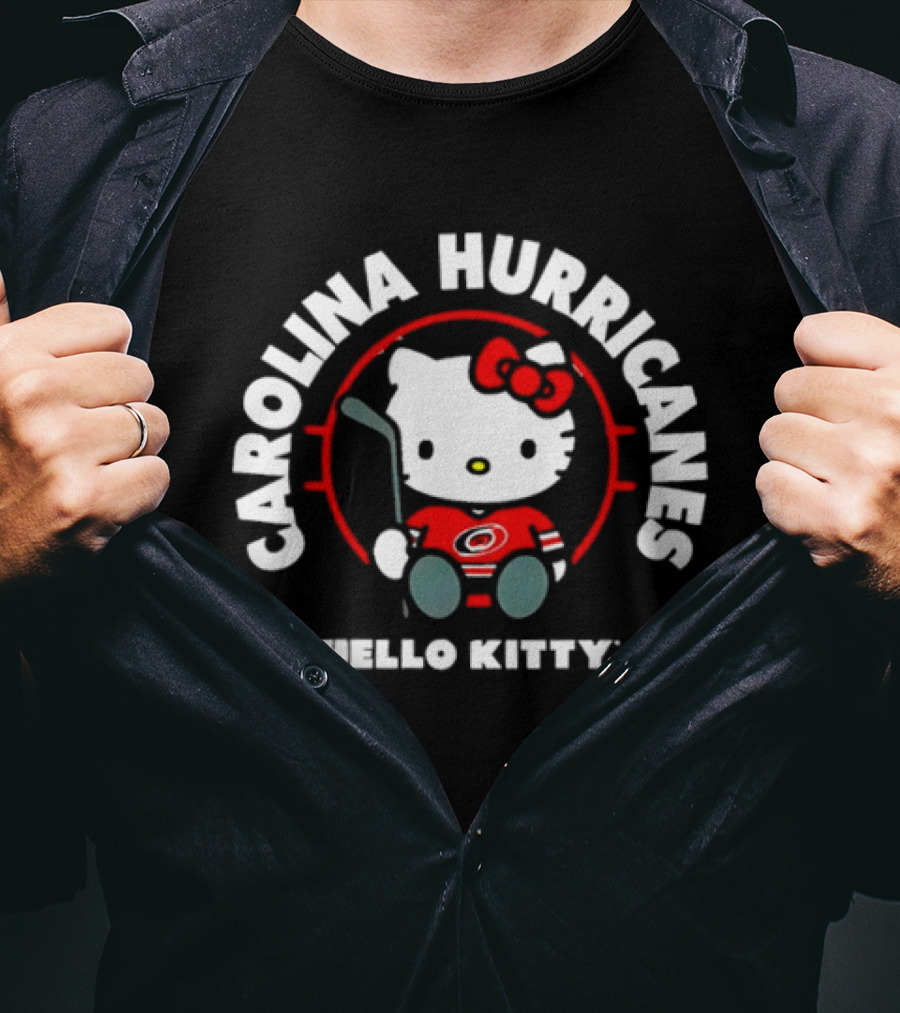 Carolina Hurricanes Hello Kitty Hockey Fan T-Shirt