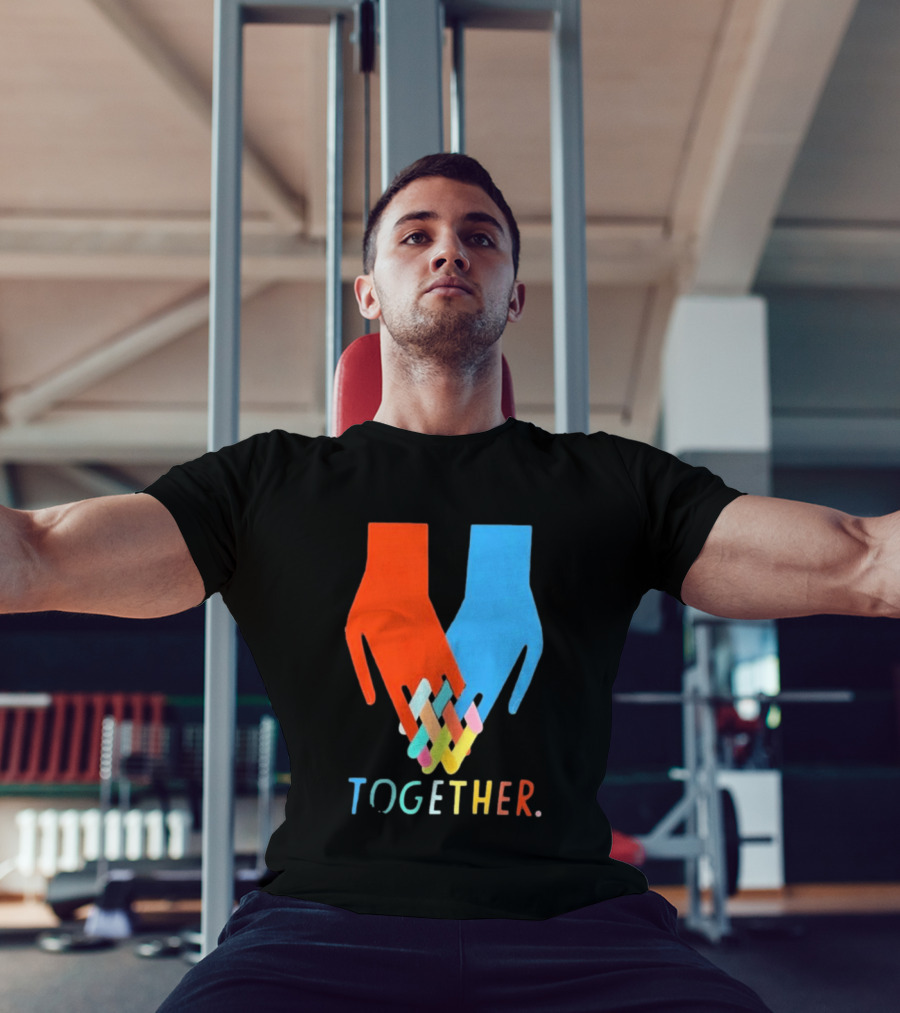 Interlocking Hands Unity Concept Together T-Shirt