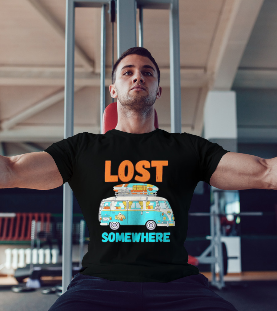 Lost Somewhere Camper Van Adventure T-Shirt
