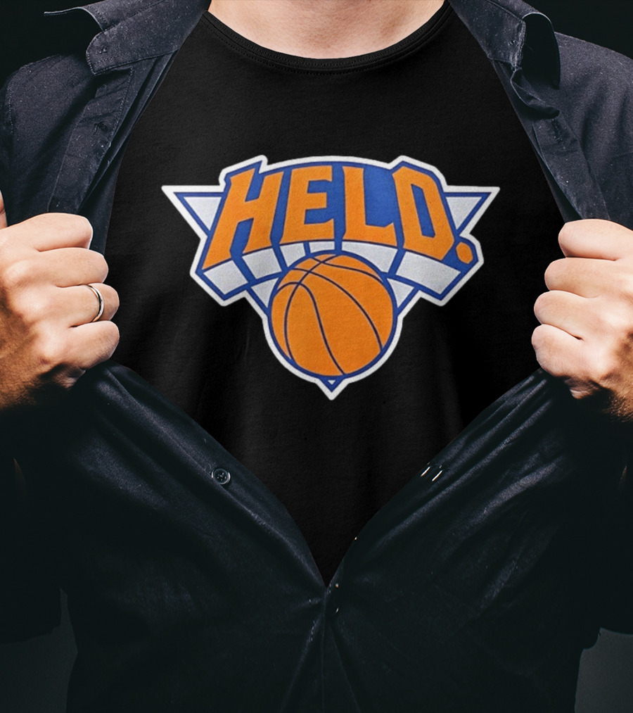 New York Knicks HELD Basketball Team T-Shirt