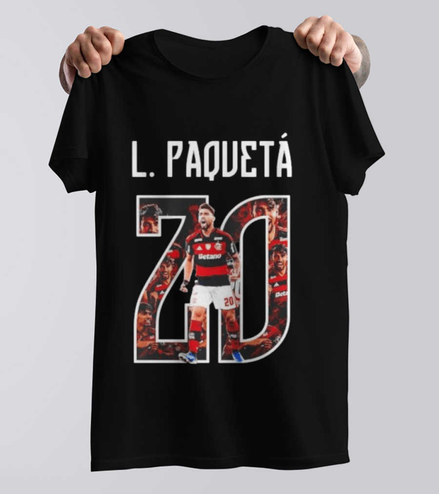 L. Paquetá 70 CR Flamengo Football Fan Collection T-Shirt
