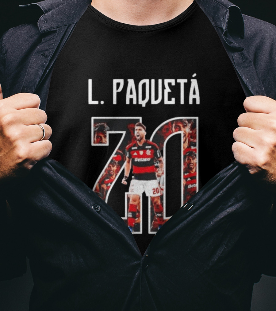 L. Paquetá 70 CR Flamengo Football Fan Collection T-Shirt