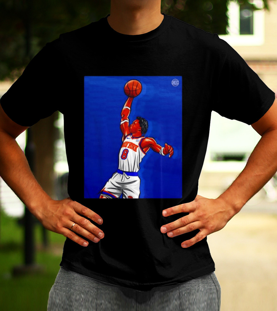 OG Anunoby New York Knicks Dunk Action Moment 8 Jersey T-Shirt
