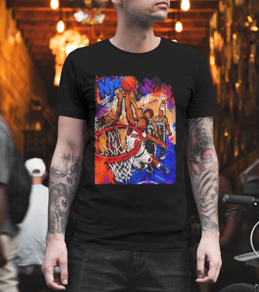 OG Anunoby New York Knicks NYK Basketball Art NBA T-Shirt