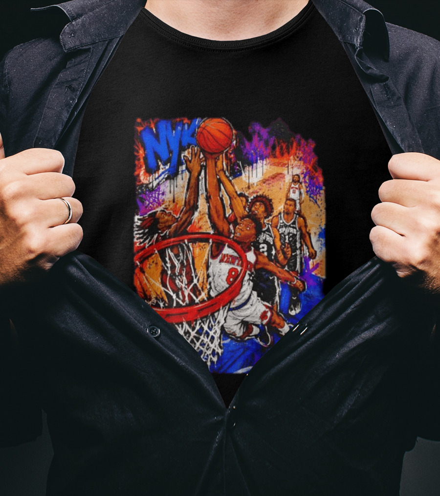 OG Anunoby New York Knicks NYK Basketball Art NBA T-Shirt