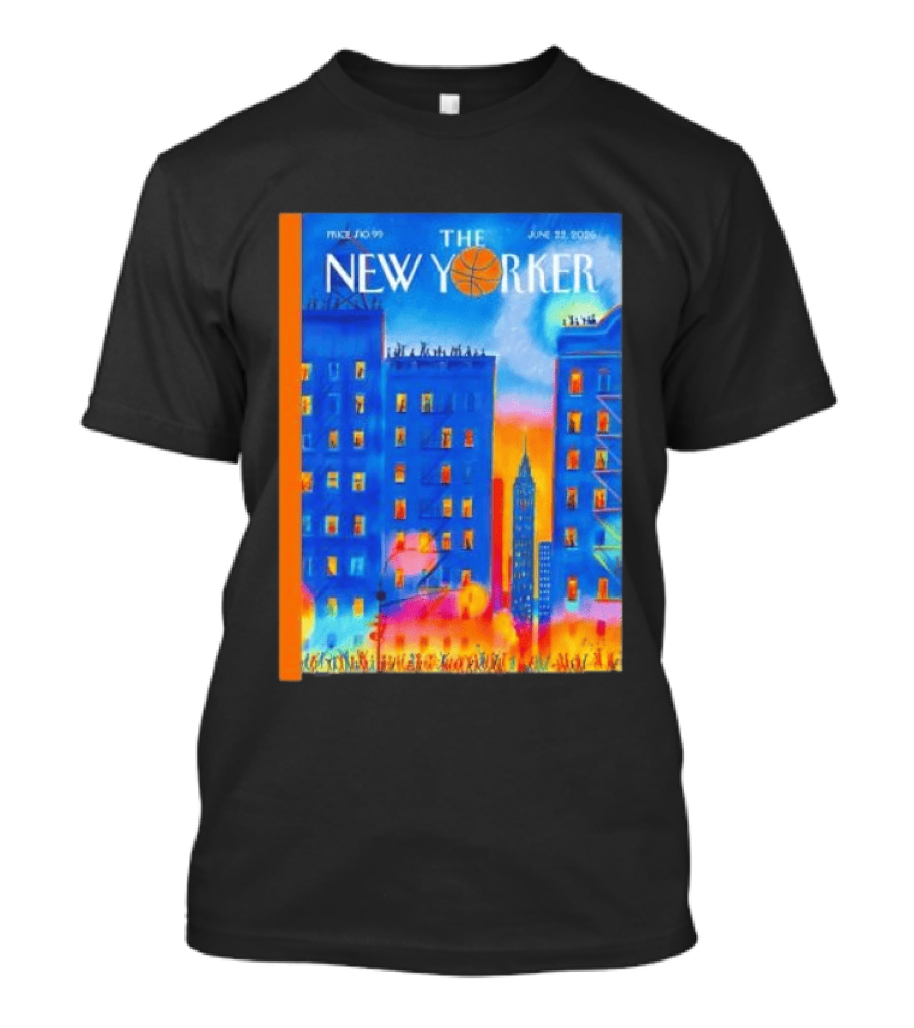 Pierre Emmanuel Lyet The New Yorker June 12 2023 Basketball Art Cover T-Shirt