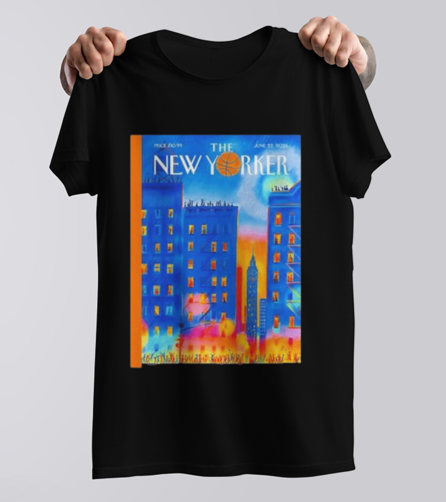 Pierre Emmanuel Lyet The New Yorker June 12 2023 Basketball Art Cover T-Shirt
