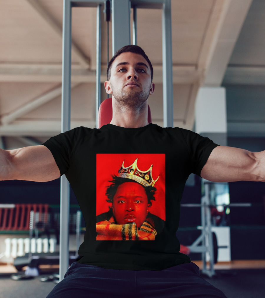 Notorious B.I.G. King Of New York Crowned Burberry Scarf T-Shirt