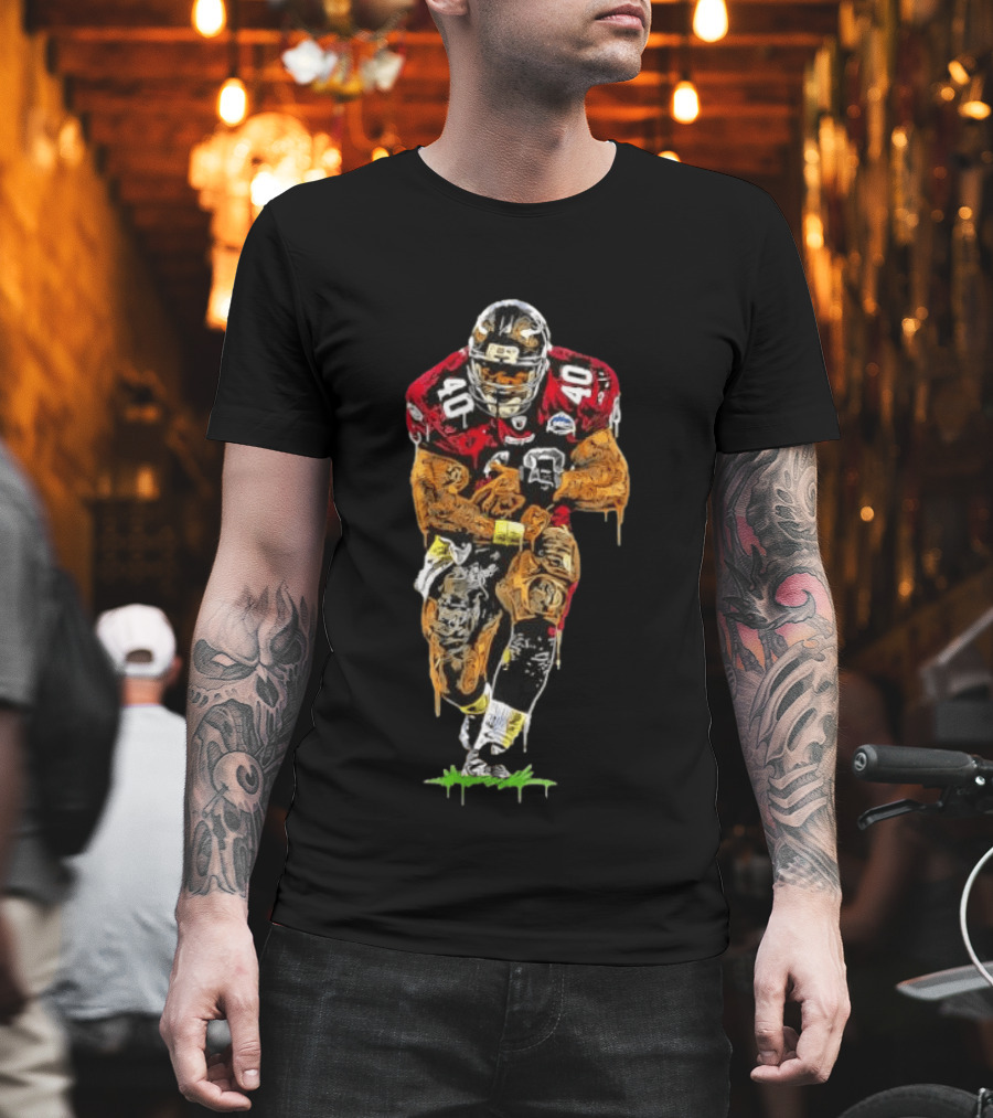 Troy Trojans Baseball Original A Train Football Player T-Shirt