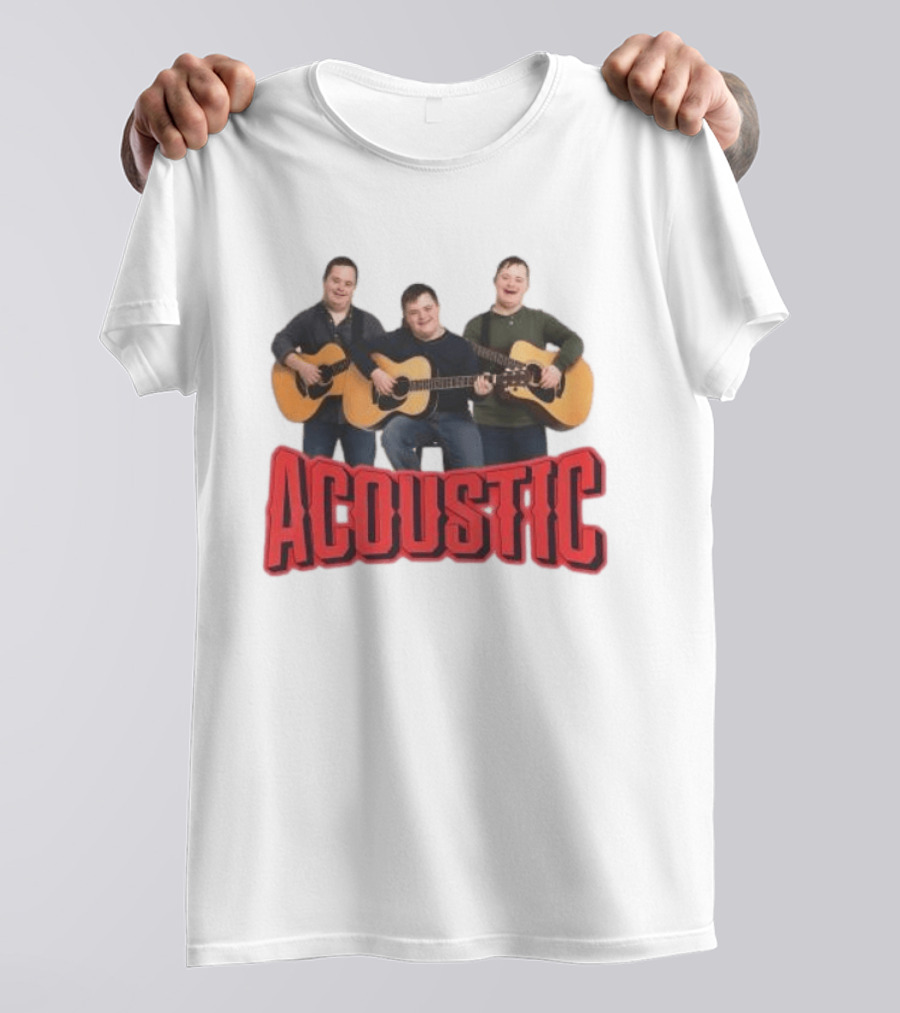Acoustic Play Guitar Meme Trio T-Shirt