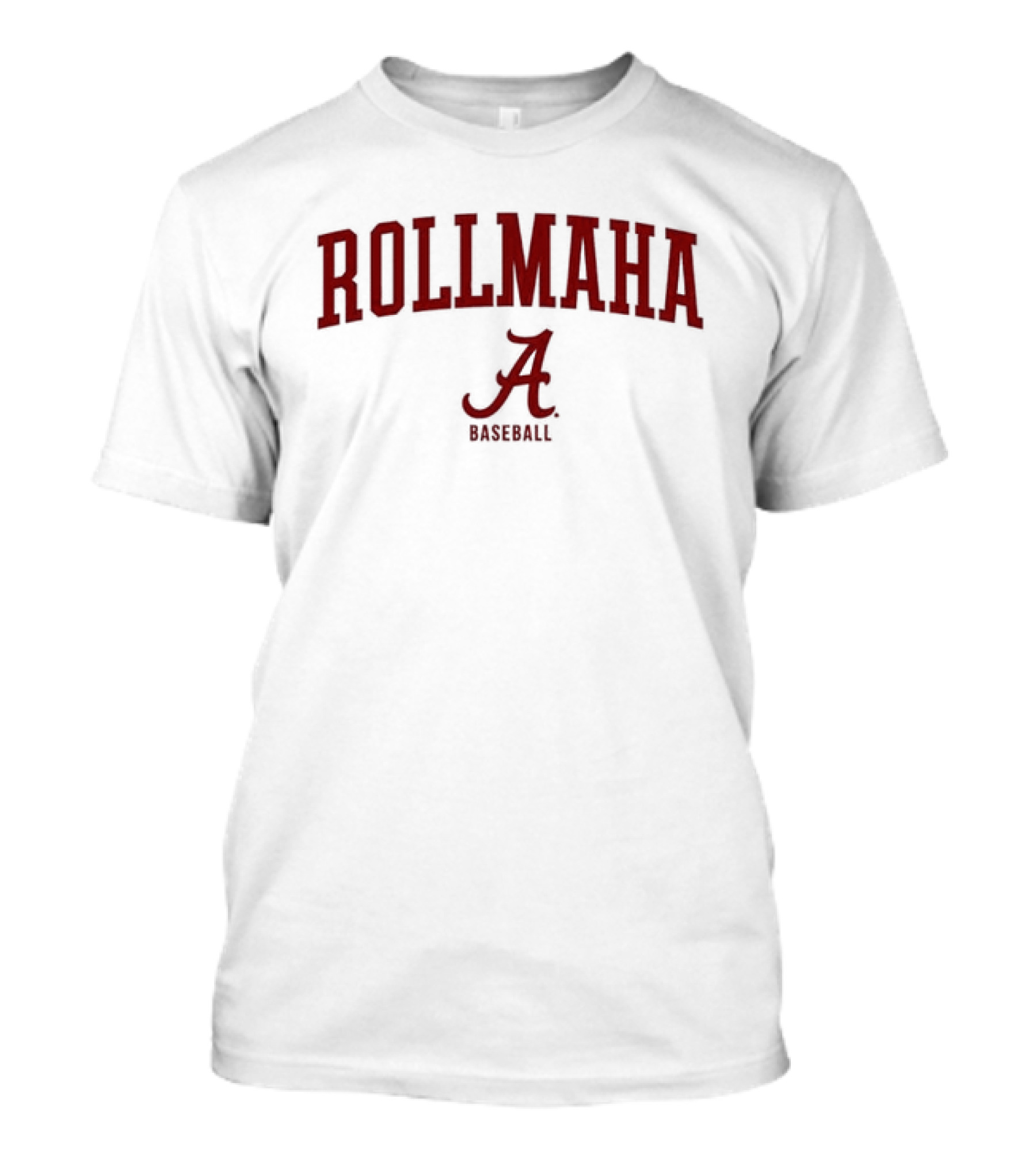 Alabama Crimson Tide Rollmaha Baseball Script A T-Shirt
