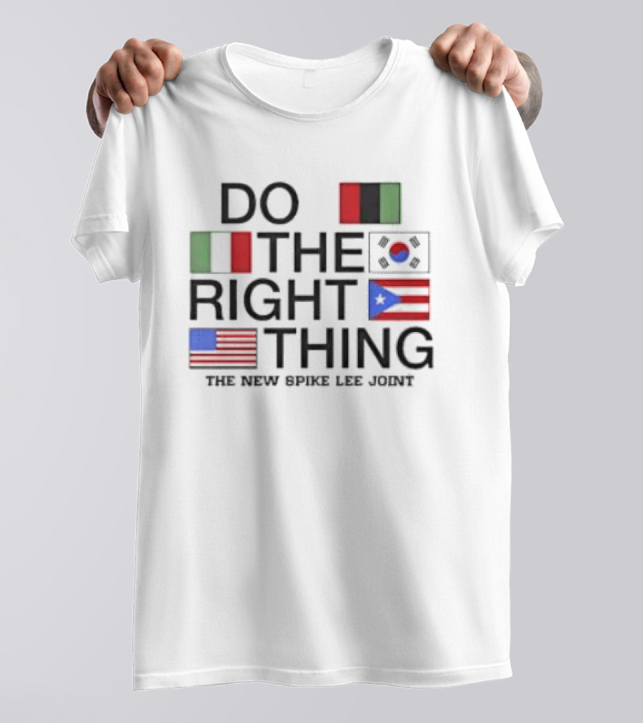 Do The Right Thing Movie Flag Symbols Spike Lee Joint T-Shirt