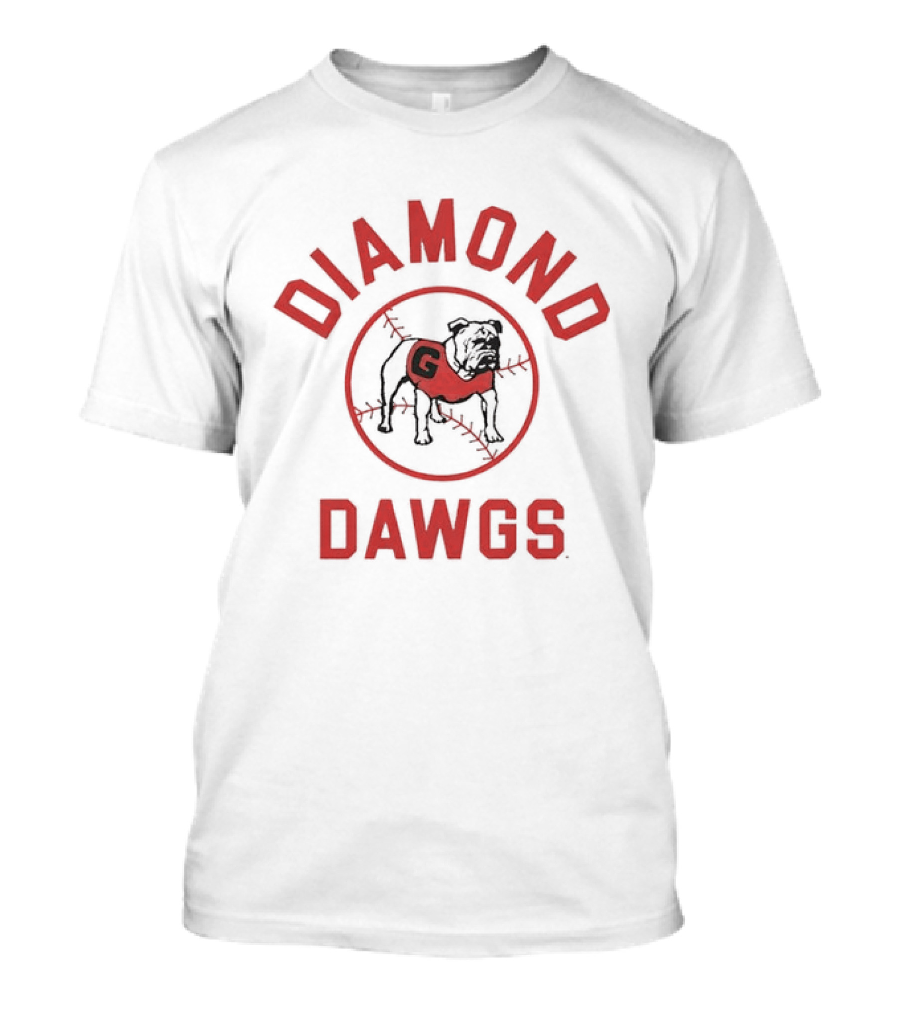 Georgia Bulldogs Diamond Dawgs Baseball Team Bulldogs G T-Shirt