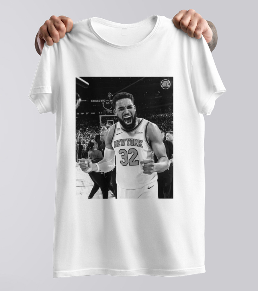 Knicks Nation Loud And Proud New York Basketball Karl Anthony Towns Celebration T-Shirt