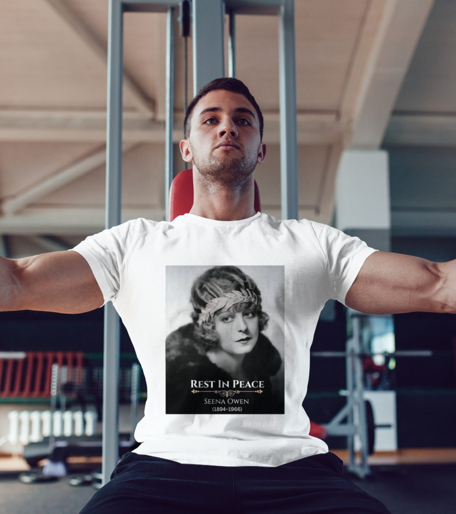 Rest In Peace Seena Owen 1894 1966 Memorial Tribute Vintage Photography T-Shirt