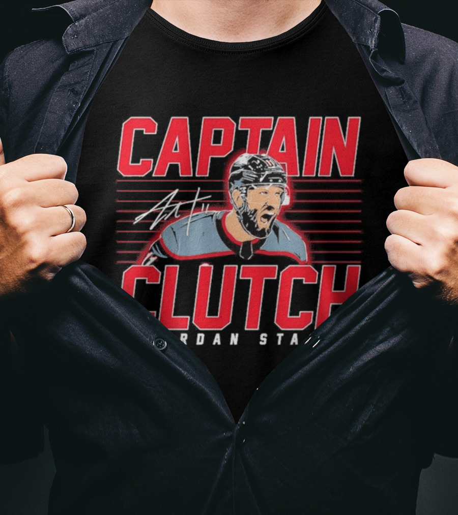 Jordan Staal Captain Clutch 2026 Hockey Player T-Shirt
