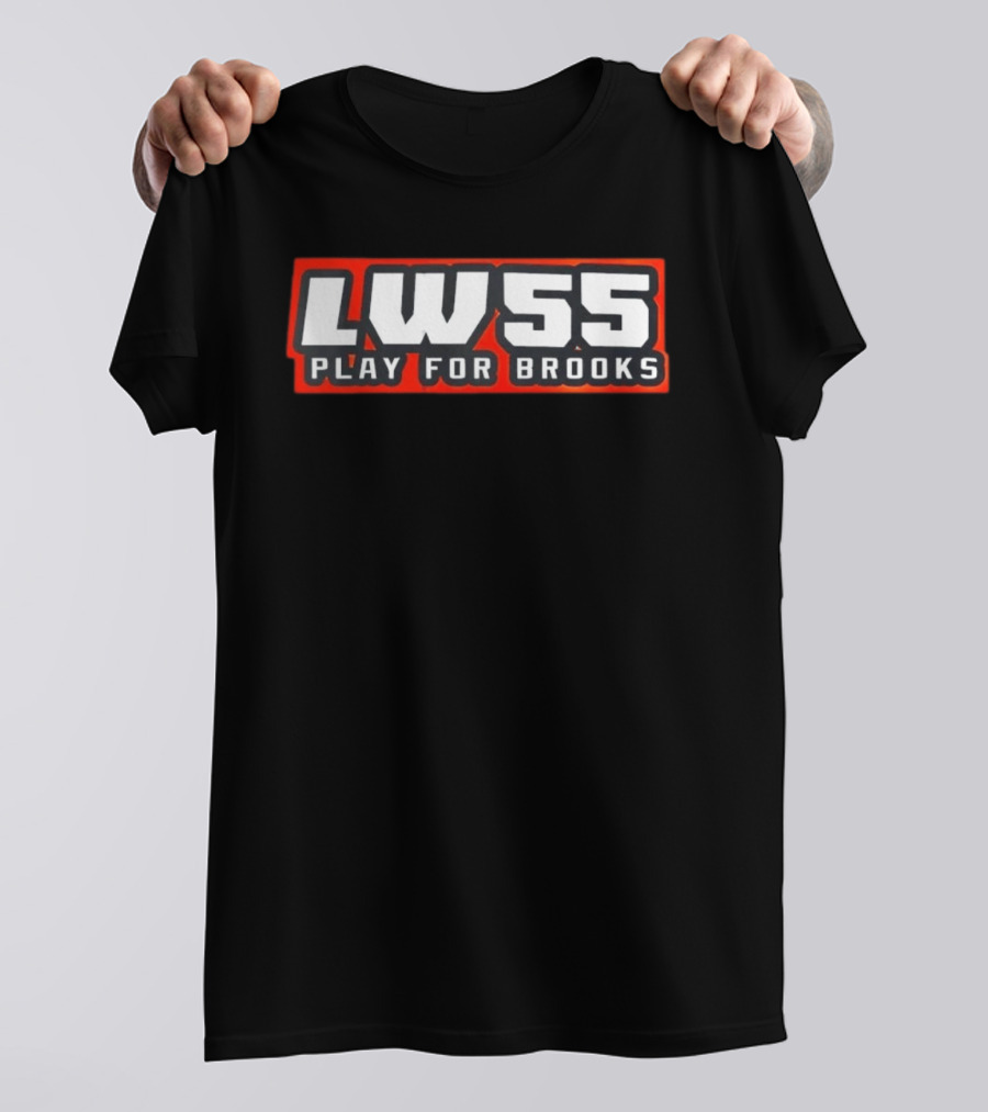 LW55 Play For Brooks Logan Wilson 2026 Celebrity Softball Game T-Shirt