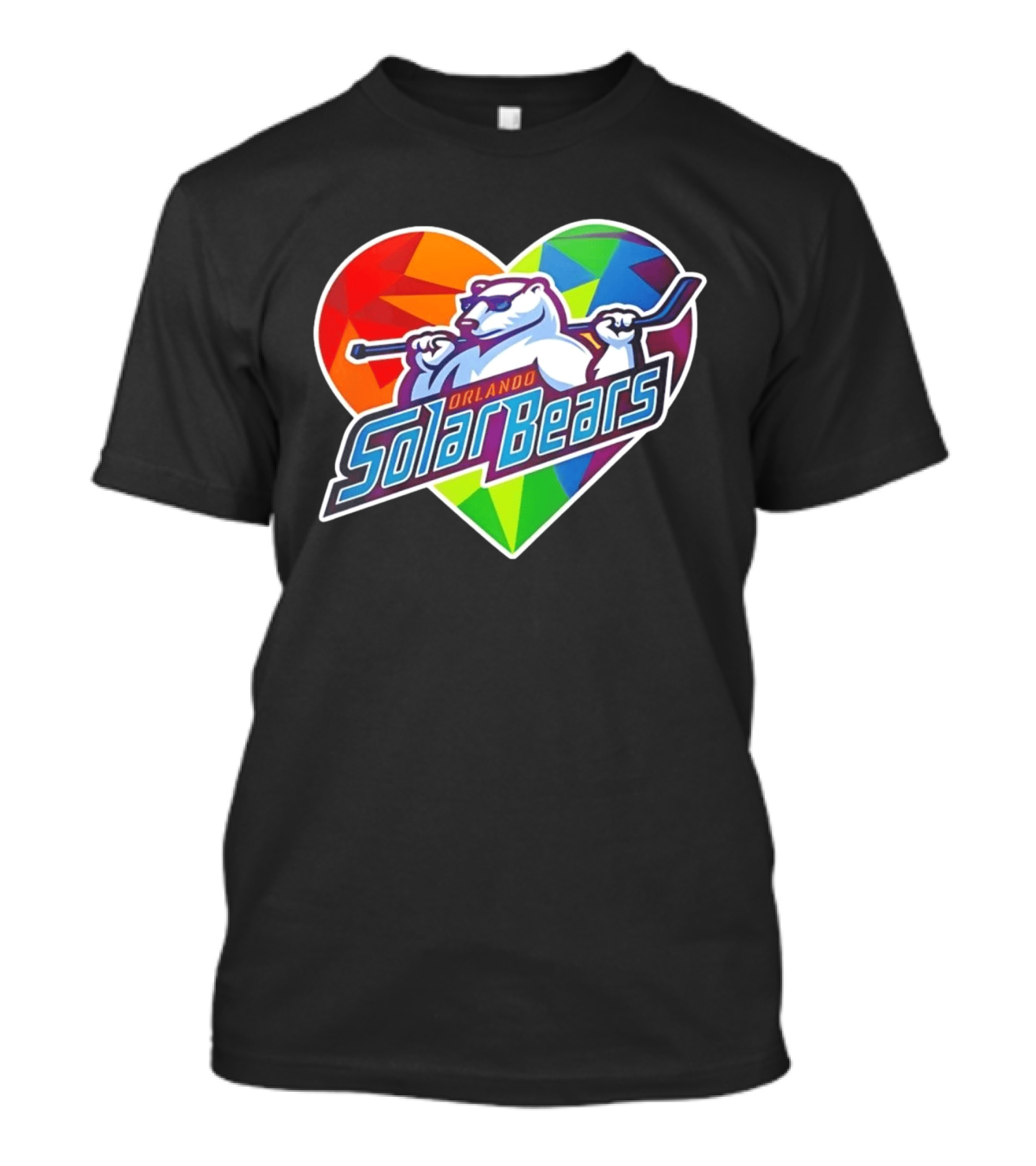 Orlando Solar Bears Pride Night 2026 Heart T-Shirt
