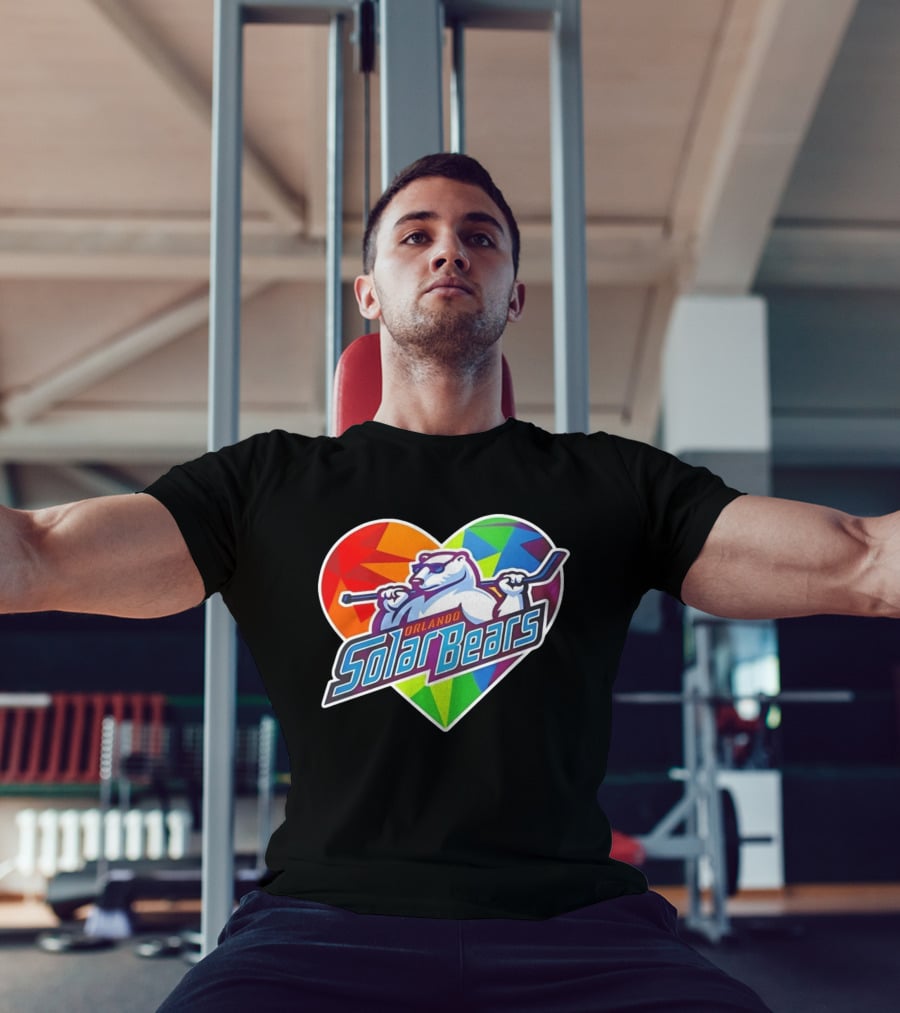 Orlando Solar Bears Pride Night 2026 Heart T-Shirt