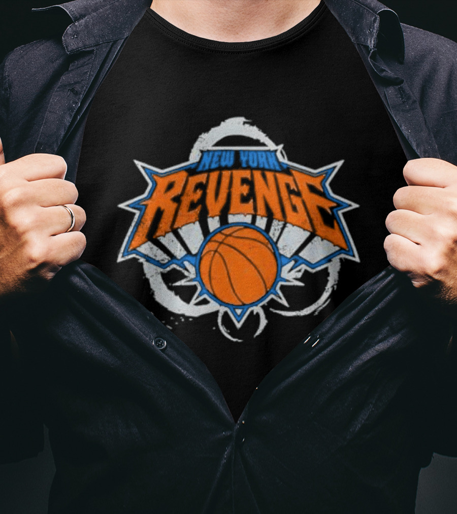 New York Knicks Patrick Ewing Revenge Basketball T-Shirt