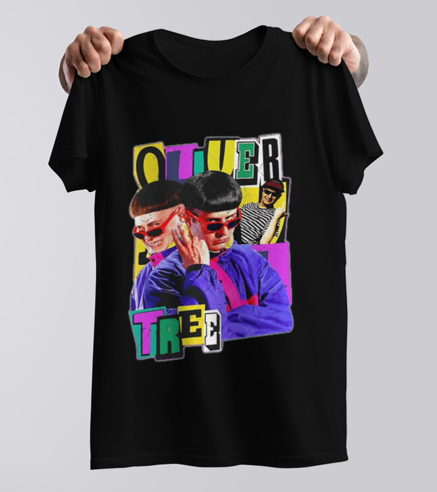 Oliver Tree 1993 2026 Memorial Collage With Retro Sunglasses T-Shirt
