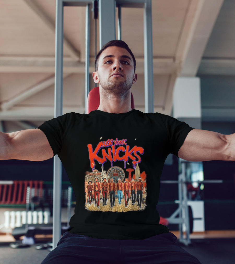 New York Knicks NBA Warriors Wonder Wheel Coney Island T-Shirt